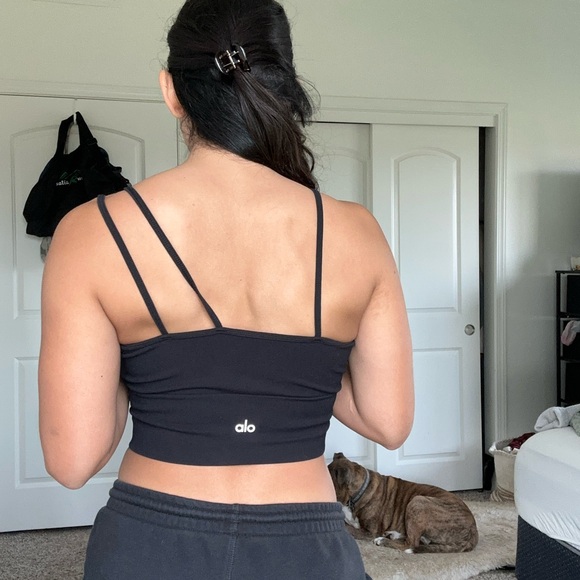 Alo yoga black crop top - Picture 4 of 6